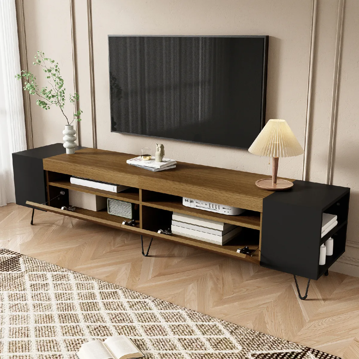 Okwish Meuble TV design - Noir