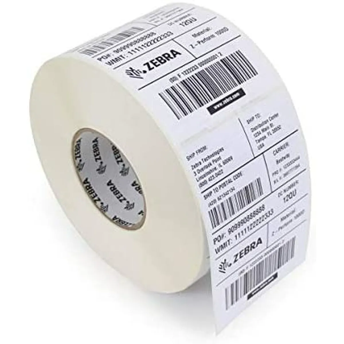 ZEBRA Etiquettes pour Imprimante  3011718 Blanc (12 Unit&eacute;s)