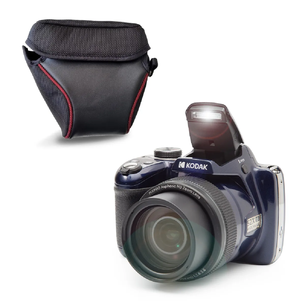 KODAK  Pixpro Astro Zoom AZ528 - Appareil Photo Num&eacute;rique Bridge, Zoom X52, Grand Angle de 24 mm, 16 M&eacute;gapixels CMOS, LCD 3 , Wi-Fi, Rafale 6 i/s, Contr&ocirc;le sans fil - Neuf