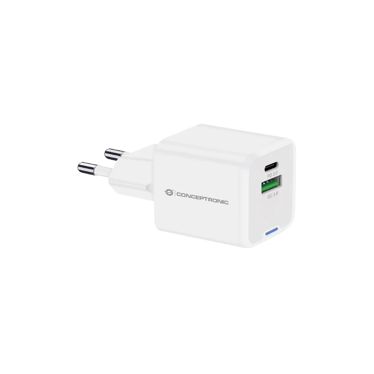 Conceptronic Blanc Althea15w Chargeur D'appareils Mobiles Universel Secteur Charge Rapide Intérieure