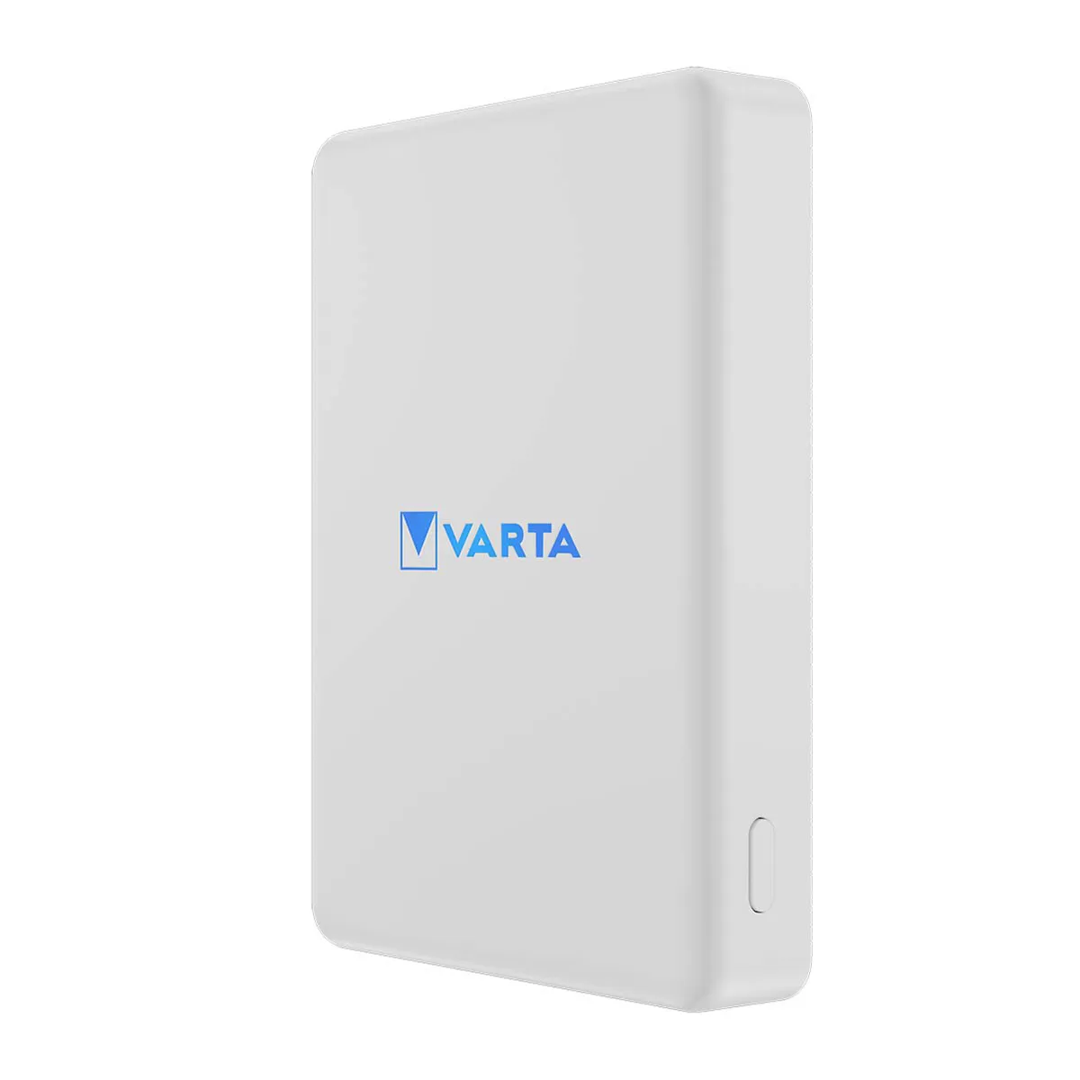 Varta Powerbank Magnétique sans Fil 5000 mAh MagSafe et USB-C Charge Rapide Blanc