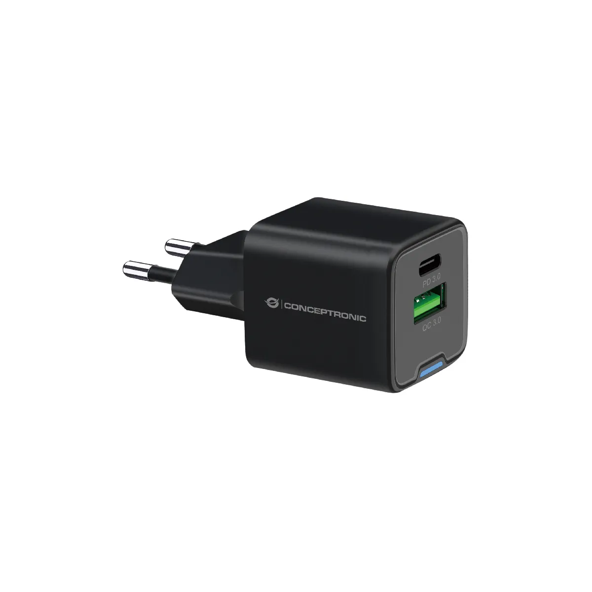 Conceptronic Noir Chargeur Usb-C Power Delivery - 20 W