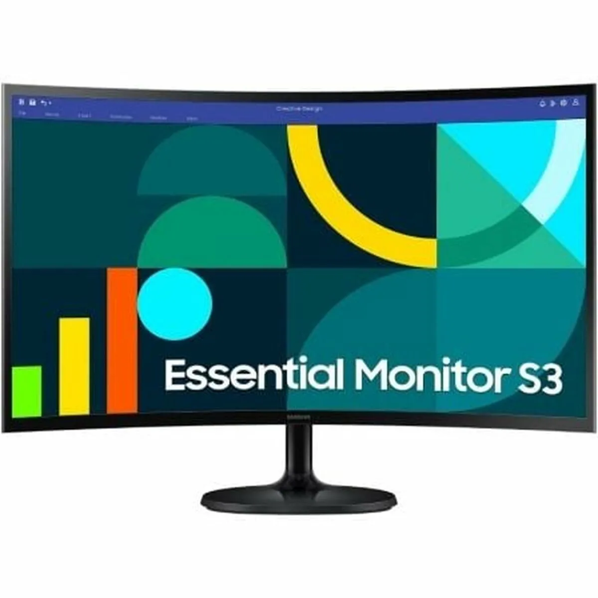 Ecran Pc Incurvé 27'' Ls27d366gauxen Samsung - vue 1