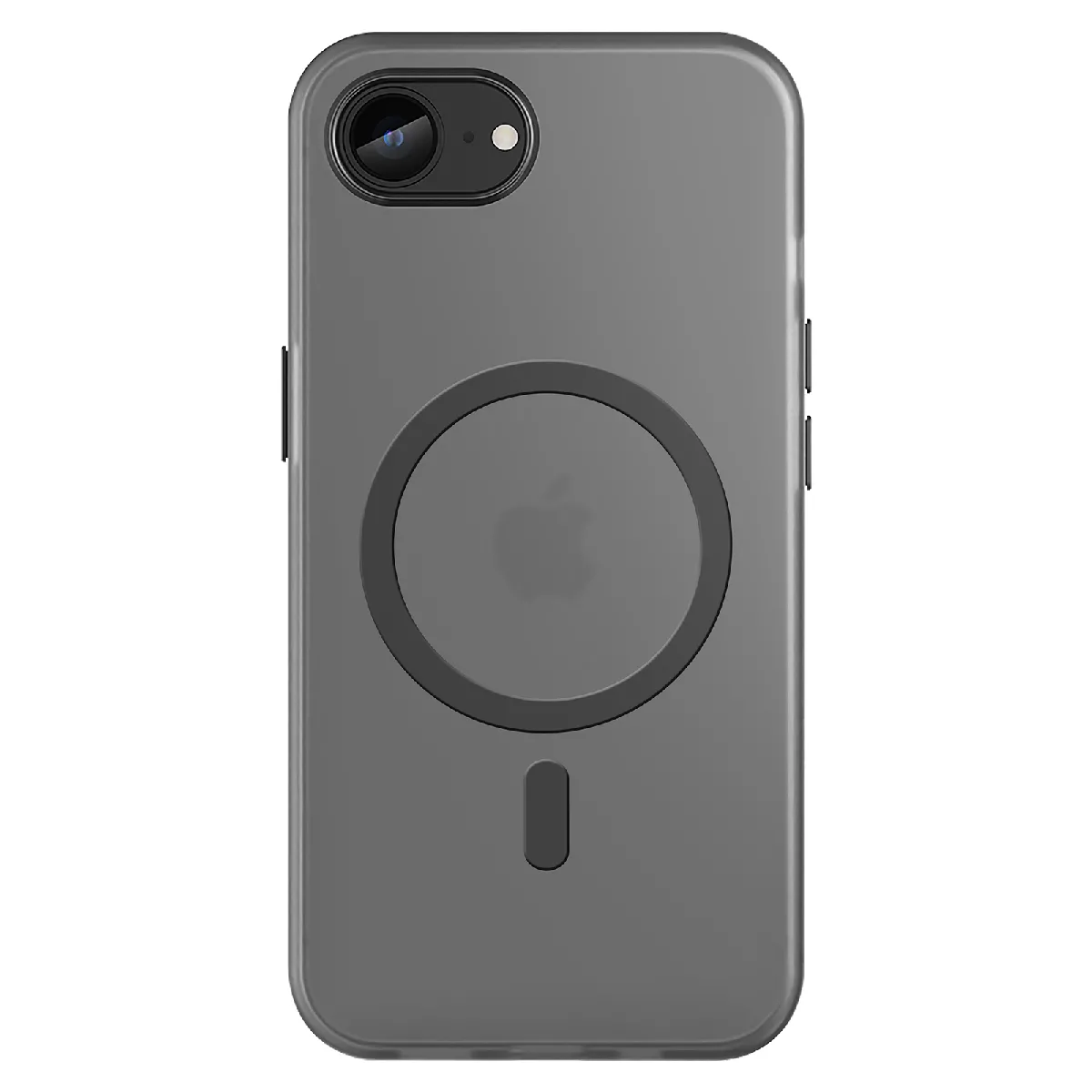 Avizar Coque MagSafe pour iPhone 16e Mate Protection 360&deg; Noir