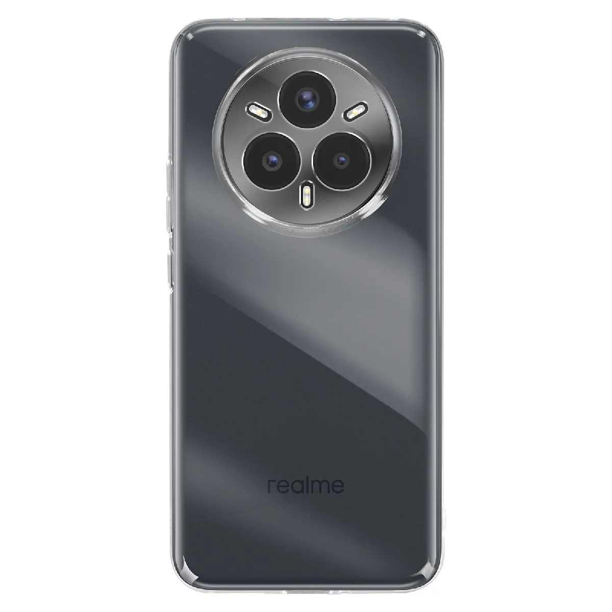 Avizar Coque Pour Realme 14 Pro Silicone Souple Transparent
