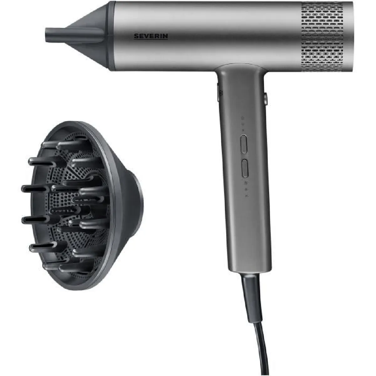 Sèche-Cheveux SEVERIN HT 0169 – 2000W, Moteur BLDC, Technologie Ionique, Accessoires Magnétiques - vue 8