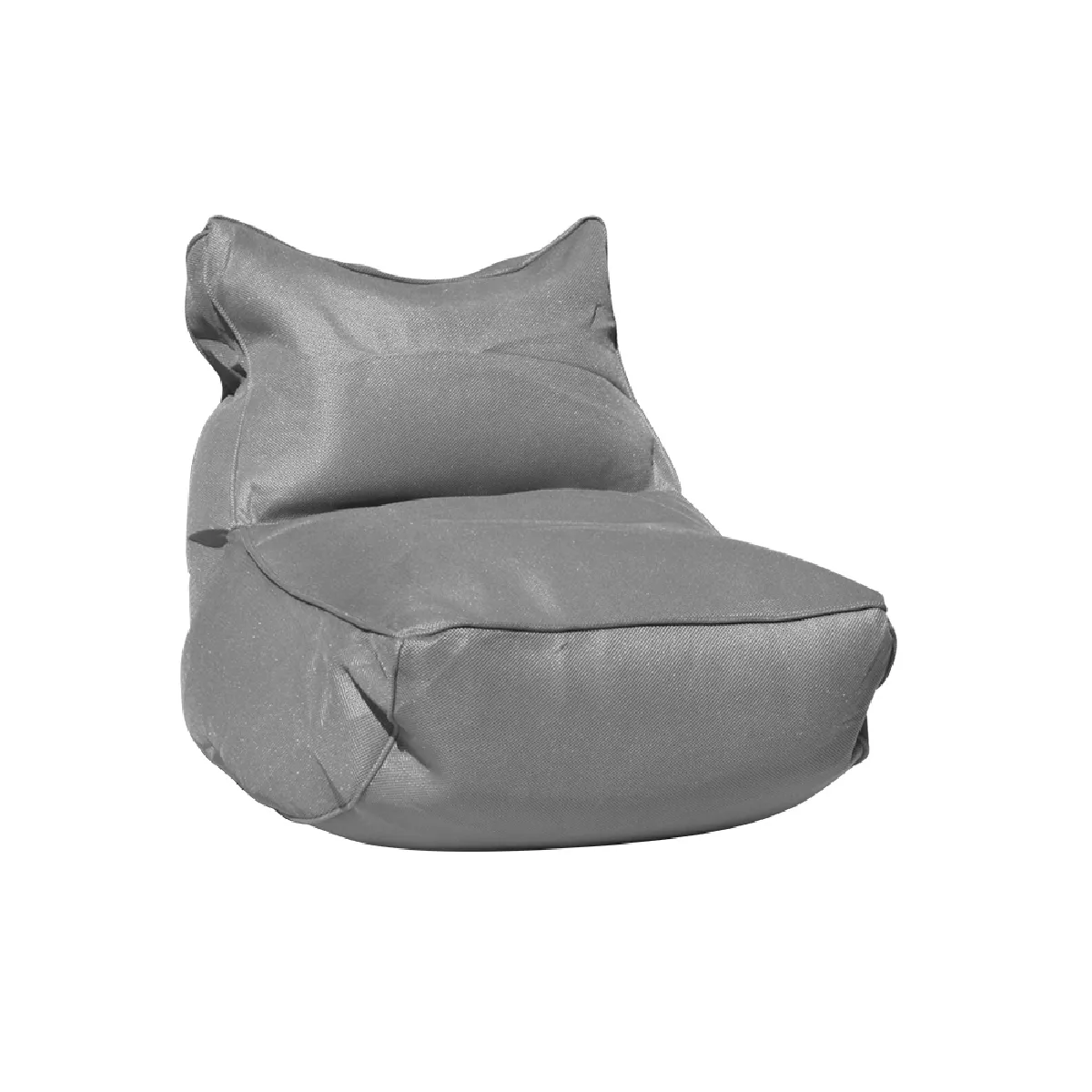 SHELTO Fauteuil Lounge Tissu Mesh3D Gris Cloud - 90x90x70 cm - Polyester - Extérieur/Intéri SHELTO Fauteuil Lounge Tissu Mesh3D Gris Cloud - 90x90x70 cm - Polyester - Extérieur/Intéri