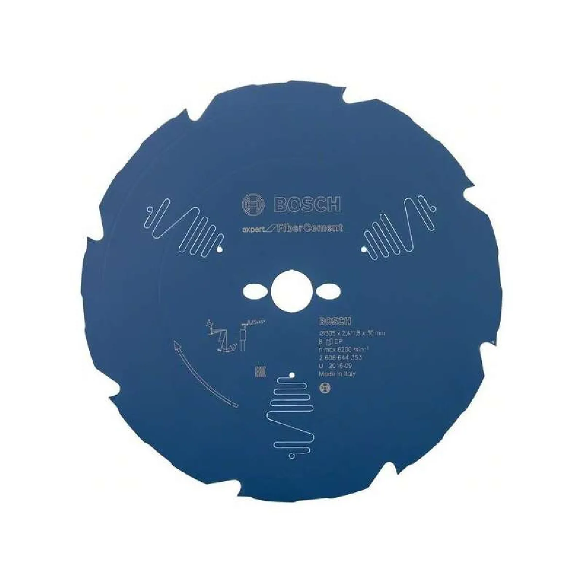 Lame pour scie circulaire 305 x 30 x 1.8 mm Bosch Accessories 2608644353 Nombre de dents par pouce : 8 1 pc - vue 2