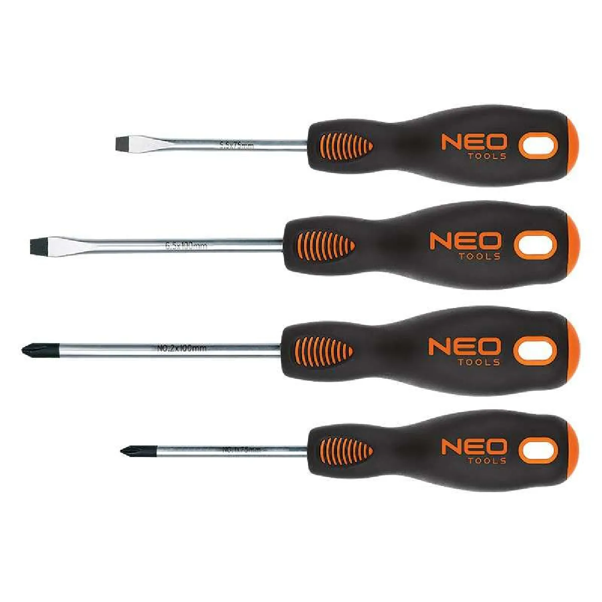 Neo Tools Jeu De 4 Tournevis 04-204