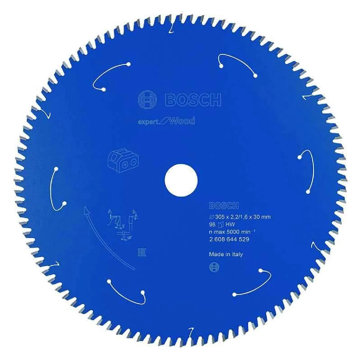 Bosch Lame de scie circulaire Expert for Wood 305 x 2 21 6 x 30 96 dents 2608644529 - vue 2