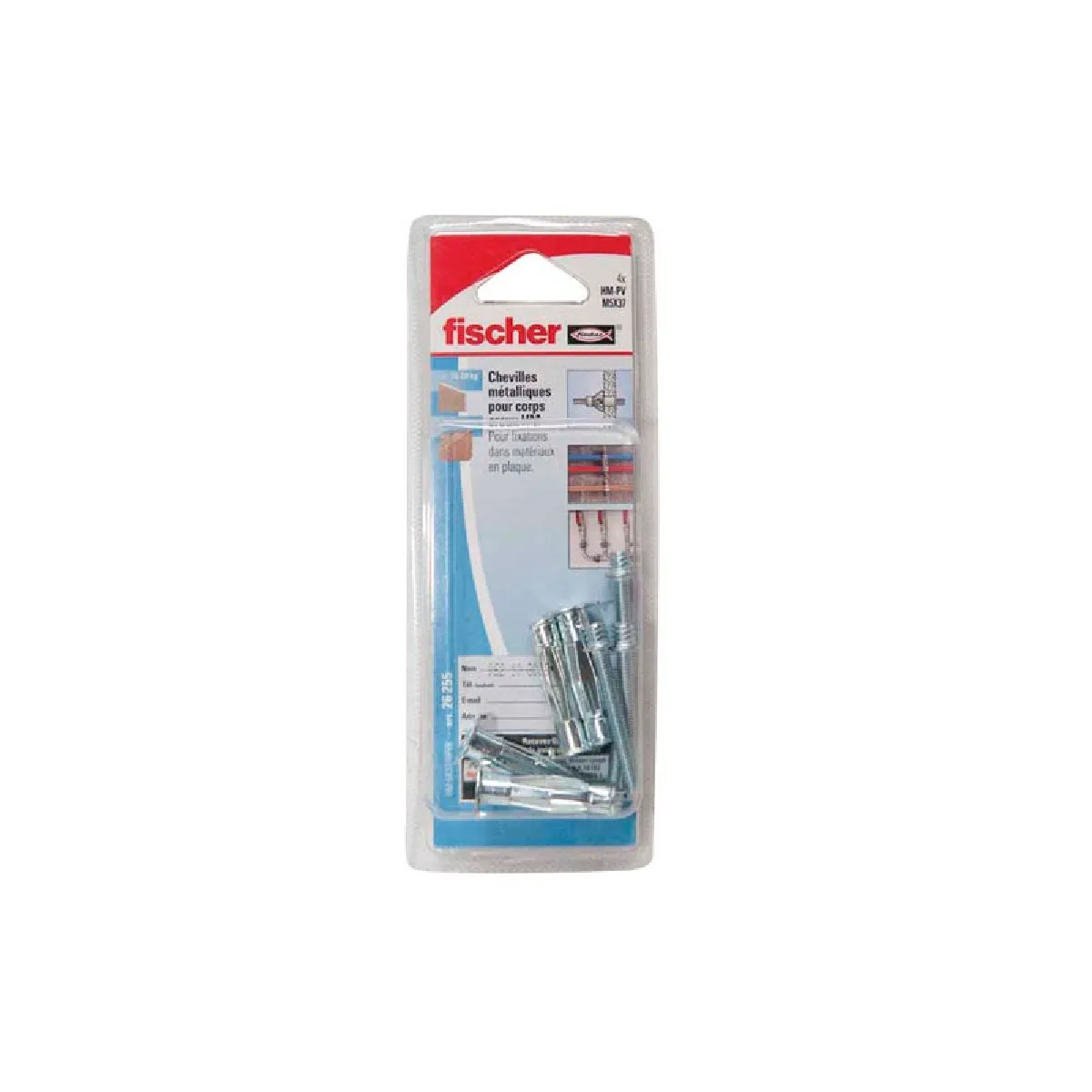 Cheville pour matériaux creux FISCHER HM 4x32 Lot de 20 40mm - vue 2