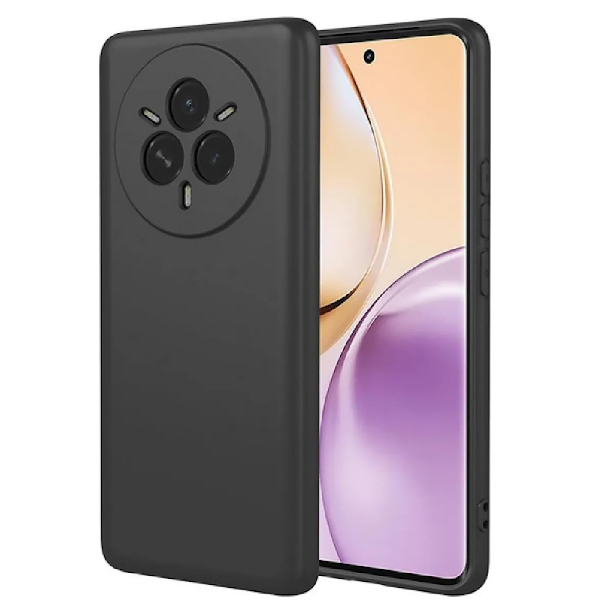 Htdmobiles Noir Coque En Silicone Realme 14 Pro 5G