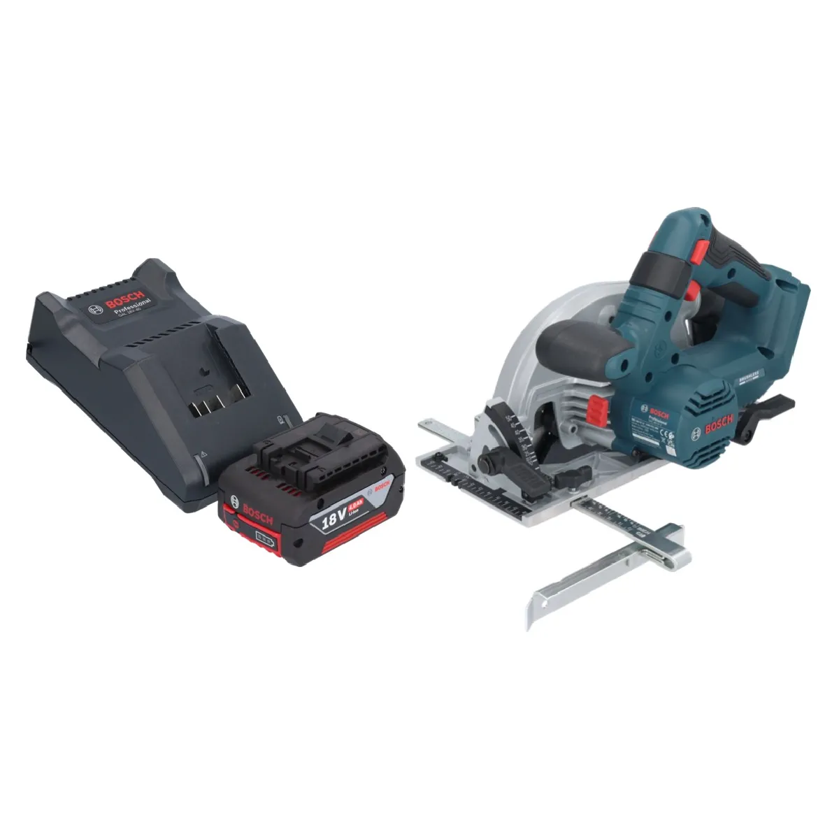 Scie Circulaire Sans Fil Bosch GKS 18V 57 2 Brushless Batterie 40 Ah Chargeur Inclus - vue 3