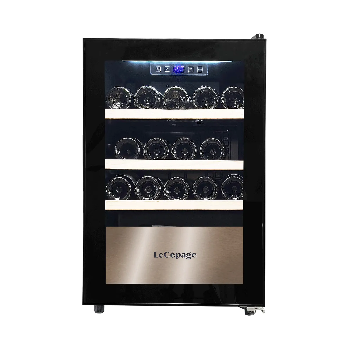 Lecépage AGK21PV Cave à vin convertible armoire à boisson mono-zone 20 bouteilles