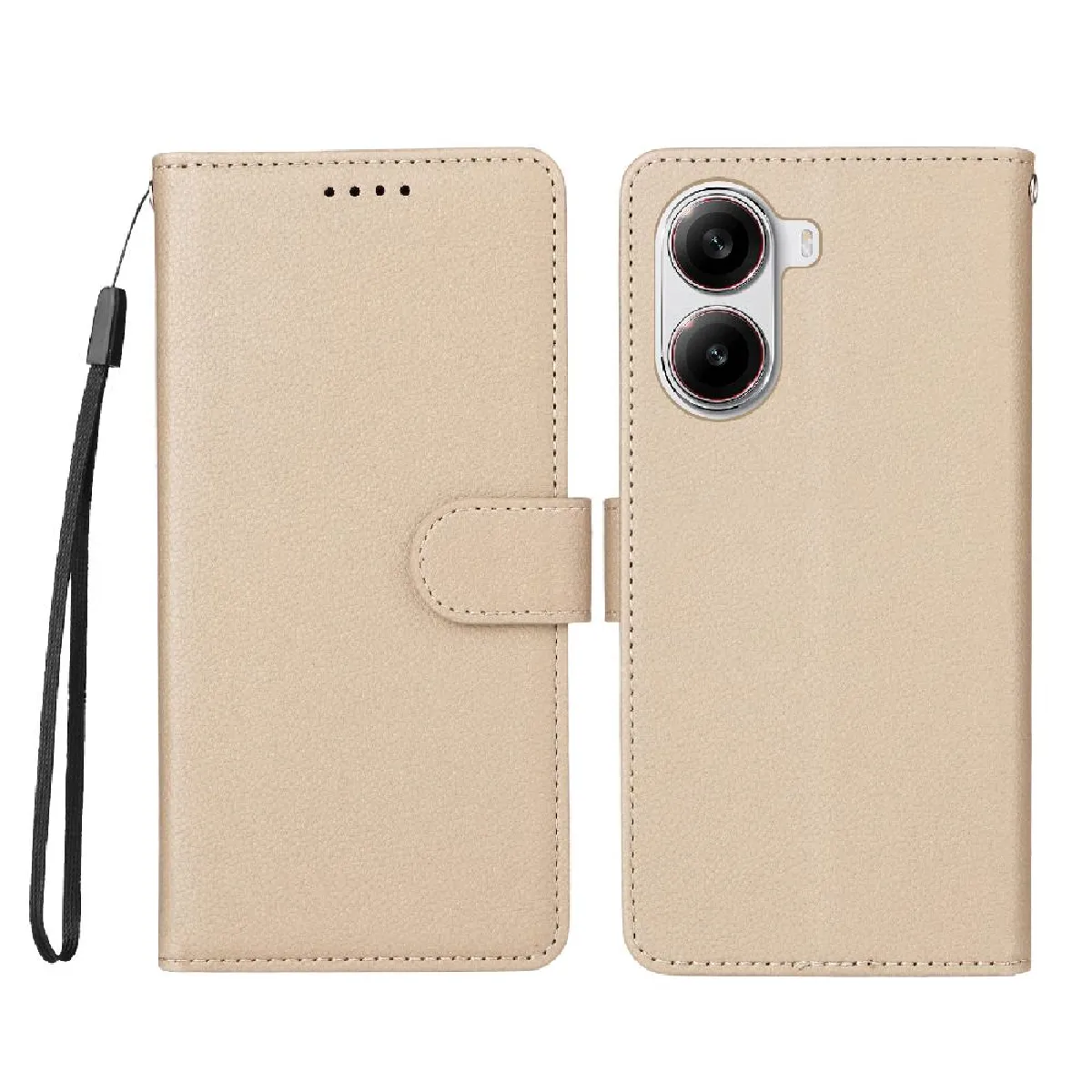 Générique Jaune Étui Portefeuille En Similicuir Xiaomi Poco X7 Pro 5G