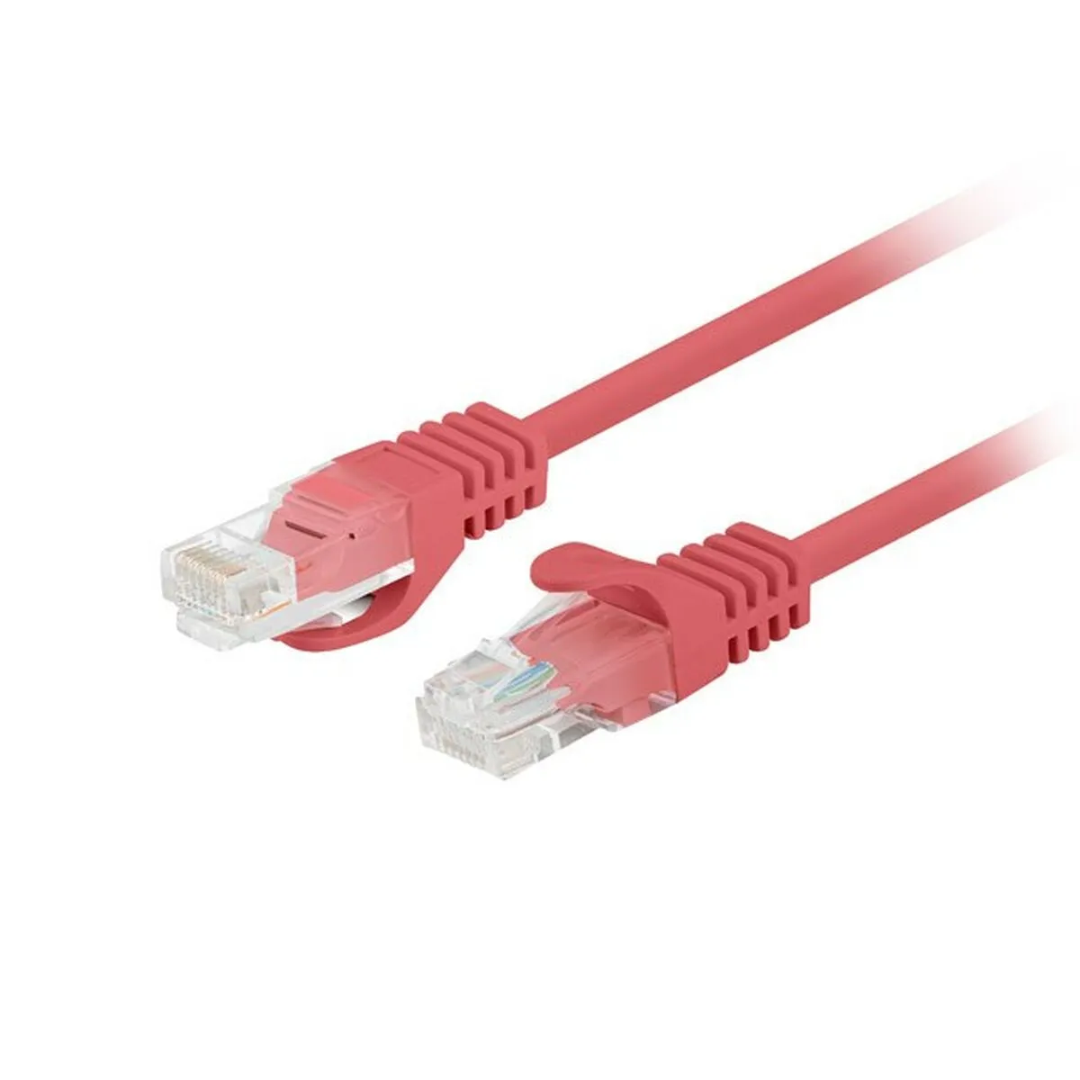 Lanberg Rouge Câble Réseau Utp Rigide - Catégorie 6