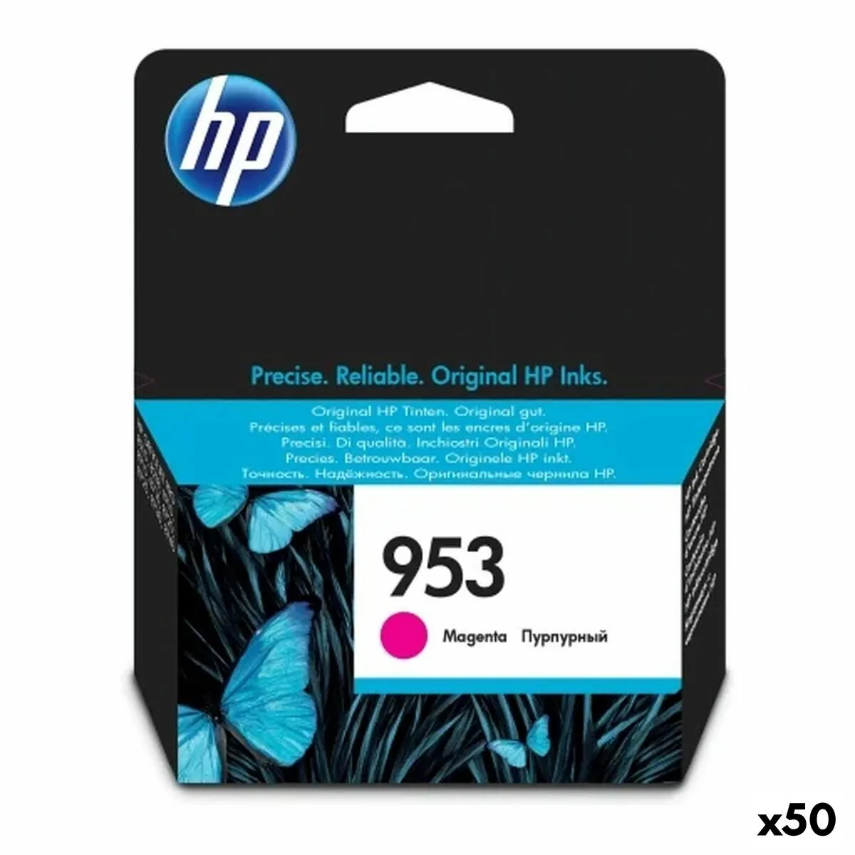 Cartouche d'encre originale HP 953 Cyan 50 Unités - vue 2