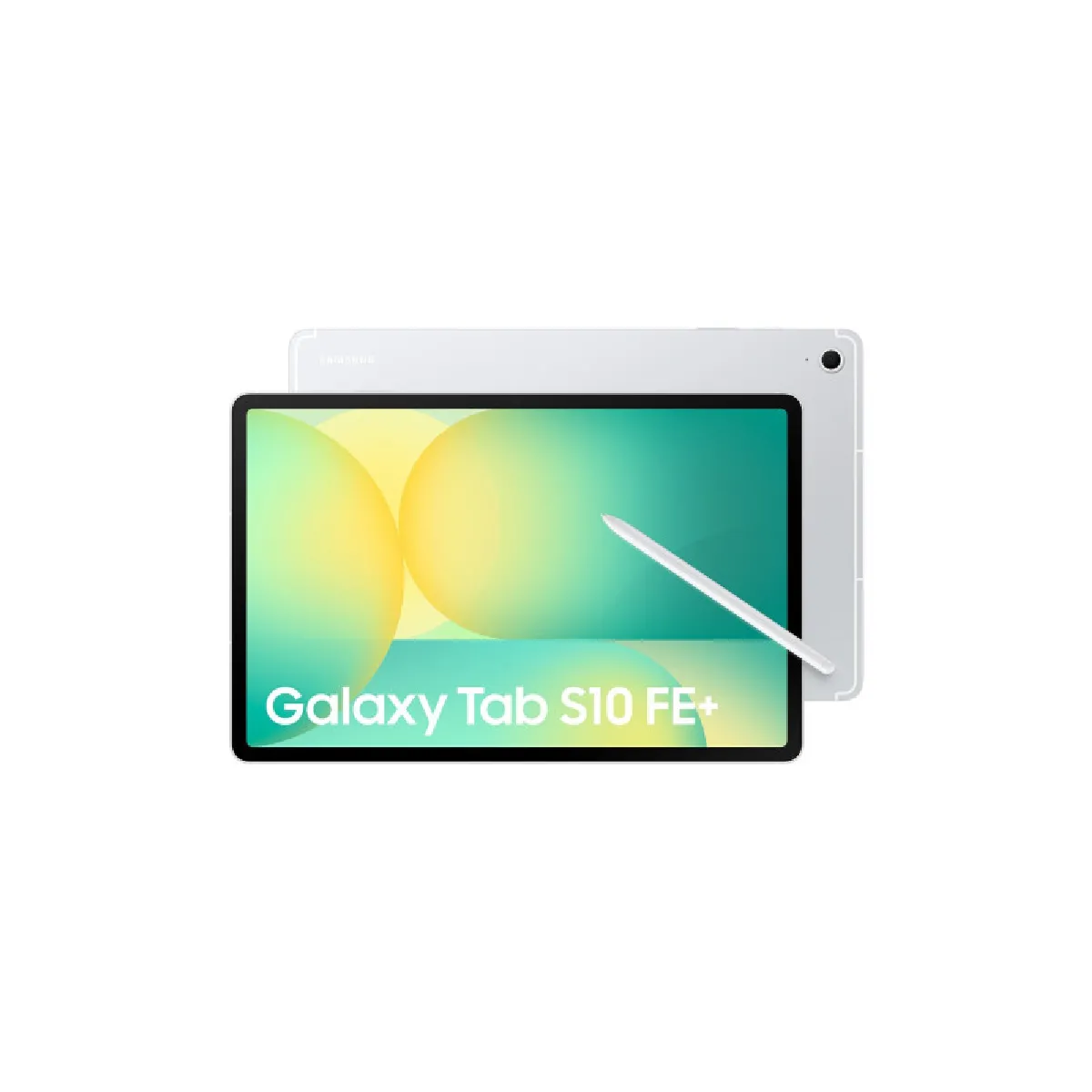 Tablette Galaxy Tab S10FE+ 13.1 128Go Silver WIFI Android 15 RAM 8Go 2880x1800 2 speakers + Camera 13 MP + 12 MP / S pen DAS tronc 0.395W/Kg DAS membre 0.395W/