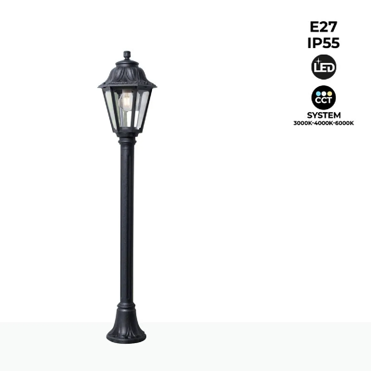 Fumagalli Lampadaire D'extérieur Led "Mizar/Anna" - 110 Cm