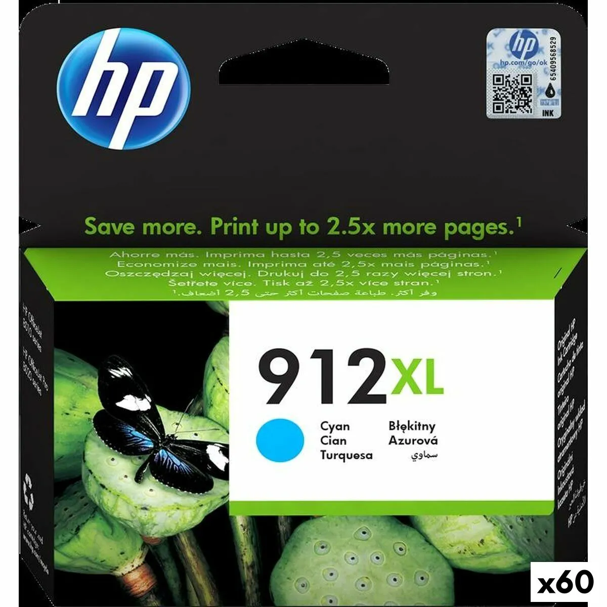 Cartouche d'encre originale HP 912XL 60 Unités - vue 2
