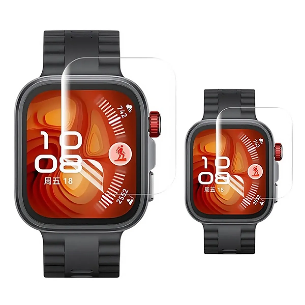 Kit 2x Film Hydrogel PHONECARE Pour Huawei Watch Fit 4 Pro - Transparent
