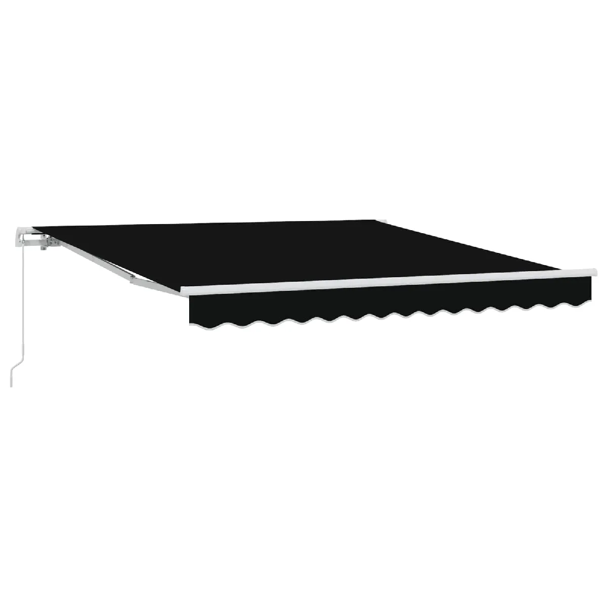 vidaXL Auvent rétractable Noir 300 x 250 x 165 cm