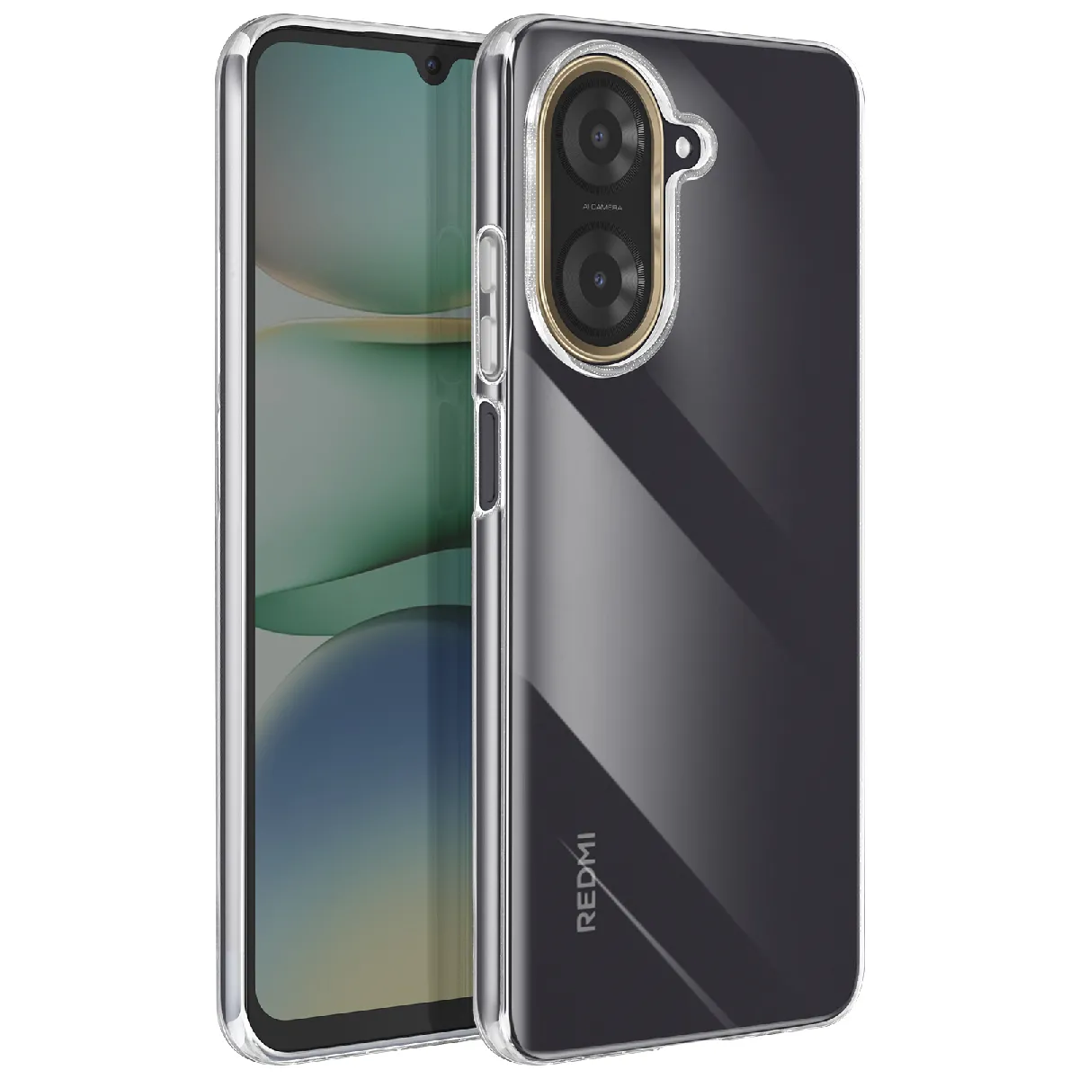 Avizar Coque Pour Xiaomi Redmi A5 En Silicone Souple Et Antichoc Transparent