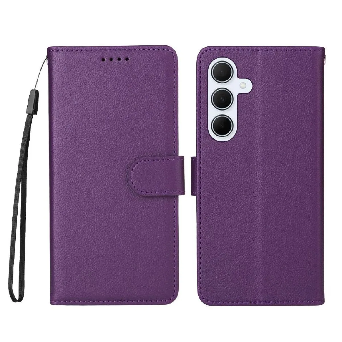 Générique Violet Étui Portefeuille Samsung Galaxy A35 5G