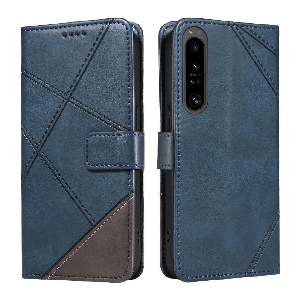 Générique Bleu Étui Pour Smartphone Sony Xperia 1 Iv