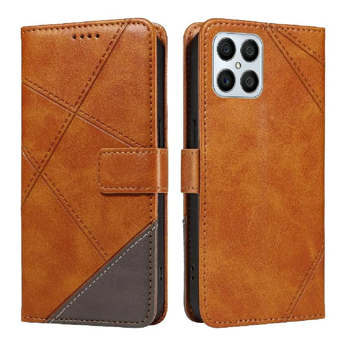 Générique Marron Étui Portefeuille Honor X30i