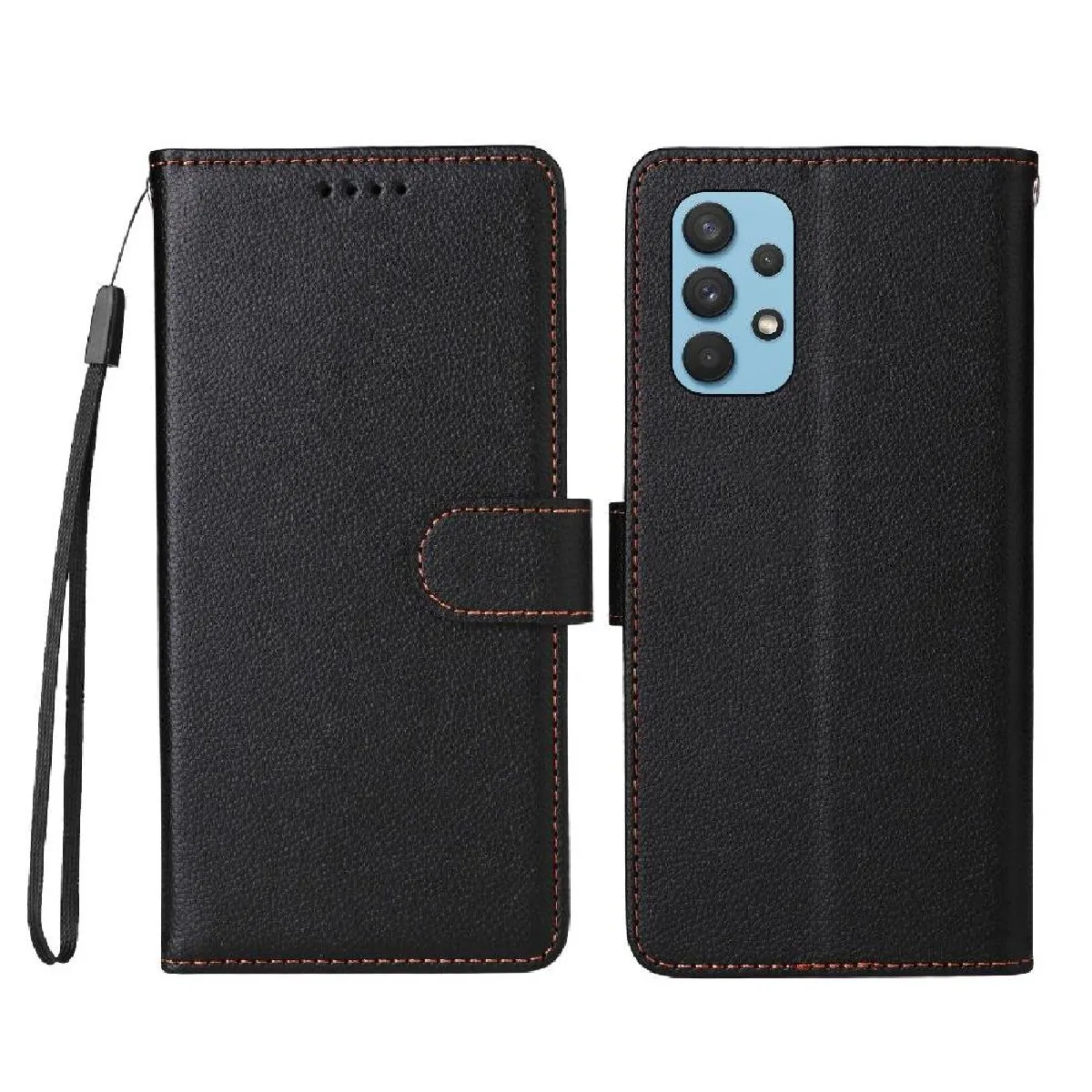 Générique Noir Étui Folio Samsung Galaxy A32 4G