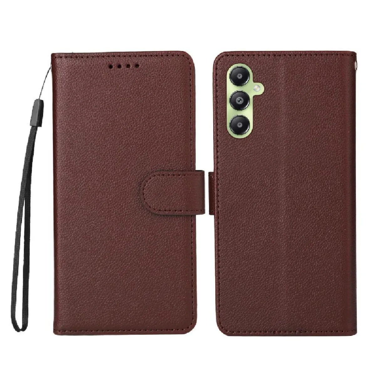 Générique Marron Étui Portefeuille Foxdock Samsung Galaxy A05s