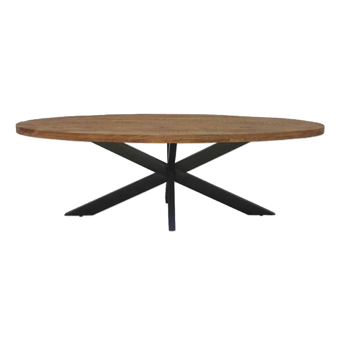 Comparer les prix de MANAUS-Table à manger ovale 10 personnes 240 cm en bois massif