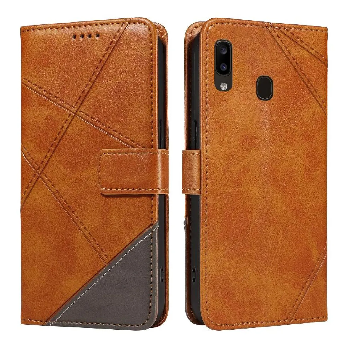 Générique Marron Étui À Rabat Samsung Galaxy M10s