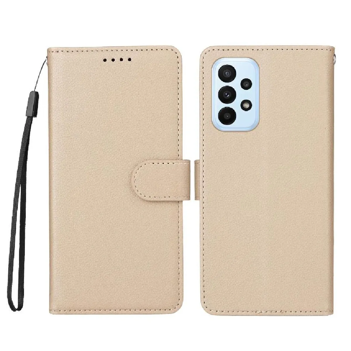 Générique Jaune Étui Portefeuille Foxdock Samsung Galaxy A23 4G/5G