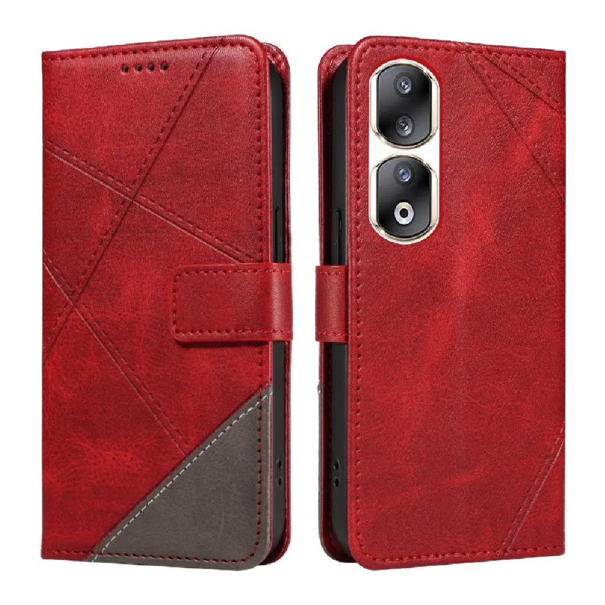 Générique Rouge Étui À Rabat Honor 90 Pro