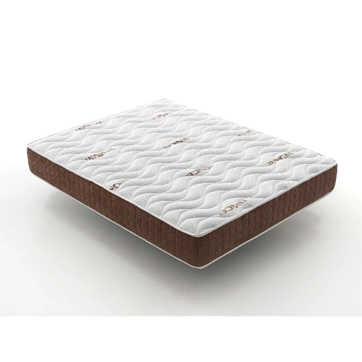 SIMPUR Matelas 120x190 Visco Ergo, mousse HR haute densit&eacute;, 19 cm, triple couche, double face &eacute;t&eacute;/hiver, soutien anatomique