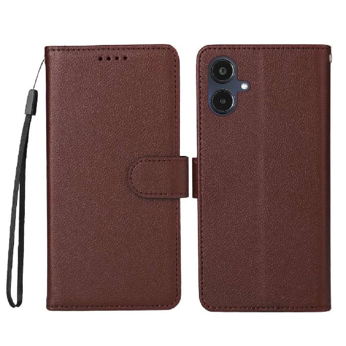 Générique Marron Étui Portefeuille En Similicuir Samsung Galaxy A25 5G