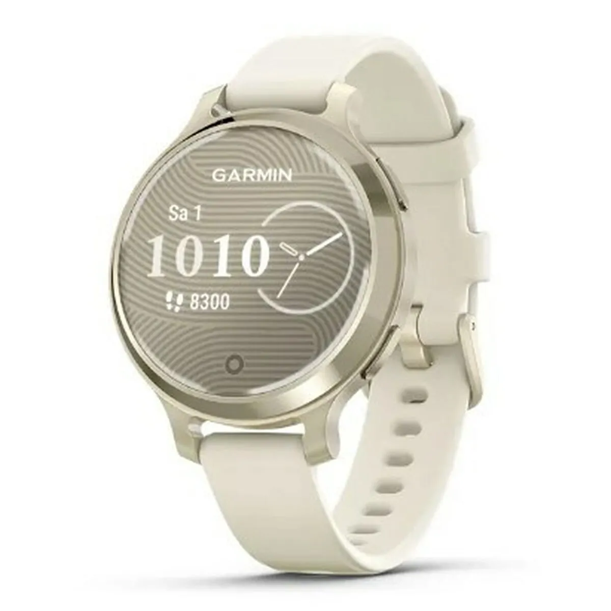 Garmin Lily 2 Active Petite Montre connectée et élégante avec GPS intégré Lunar Gold avec Bracelet Silicone - vue 10