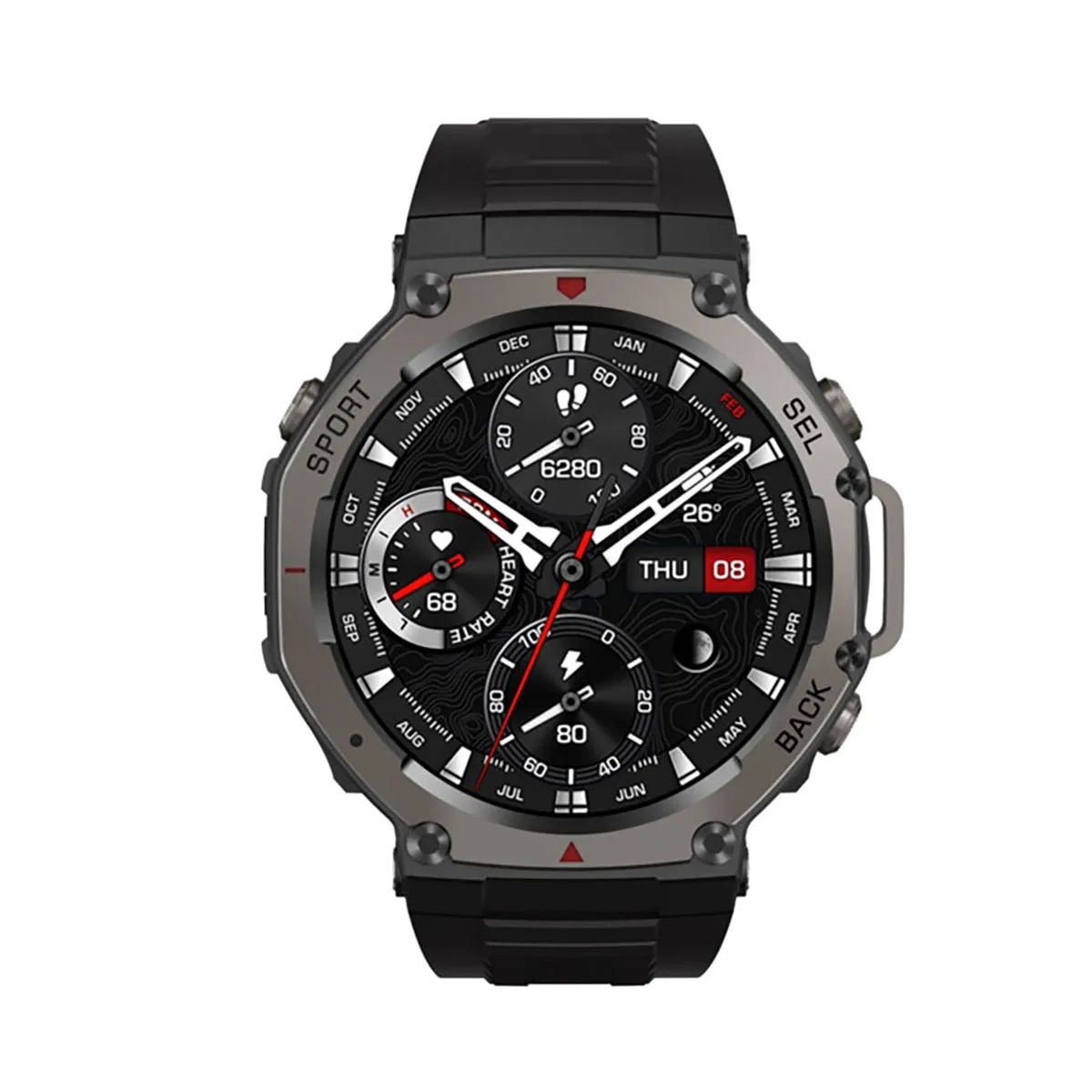 Avizar Montre Connectée Ascension Sport avec GPS Écran AMOLED Étanche