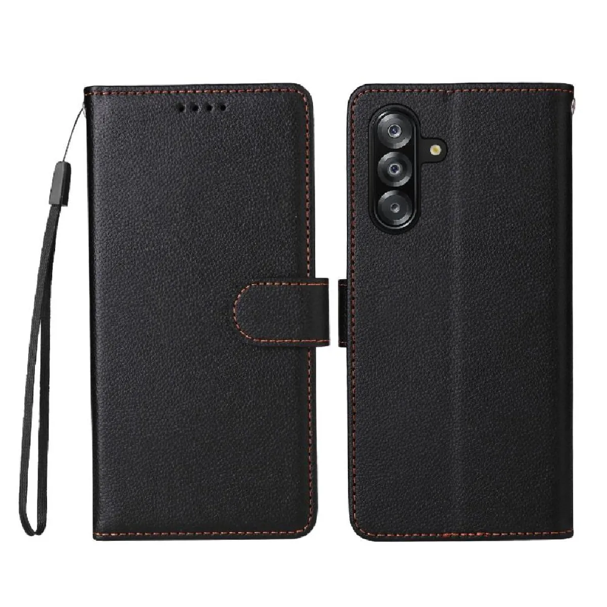 Générique Noir Étui Portefeuille Samsung Galaxy A16 5G
