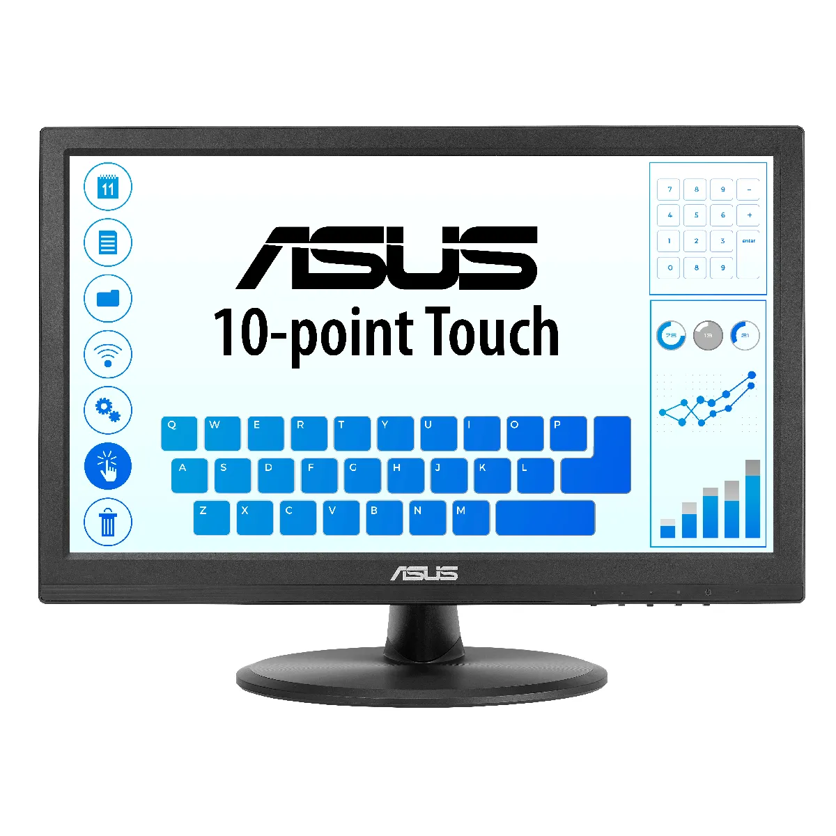 ASUS Touch VT169HE écran plat de PC 39 6 cm 15.6 1920 x 1080 pixels Full HD LED Écran tactile Dessus de table Neuf - vue 4