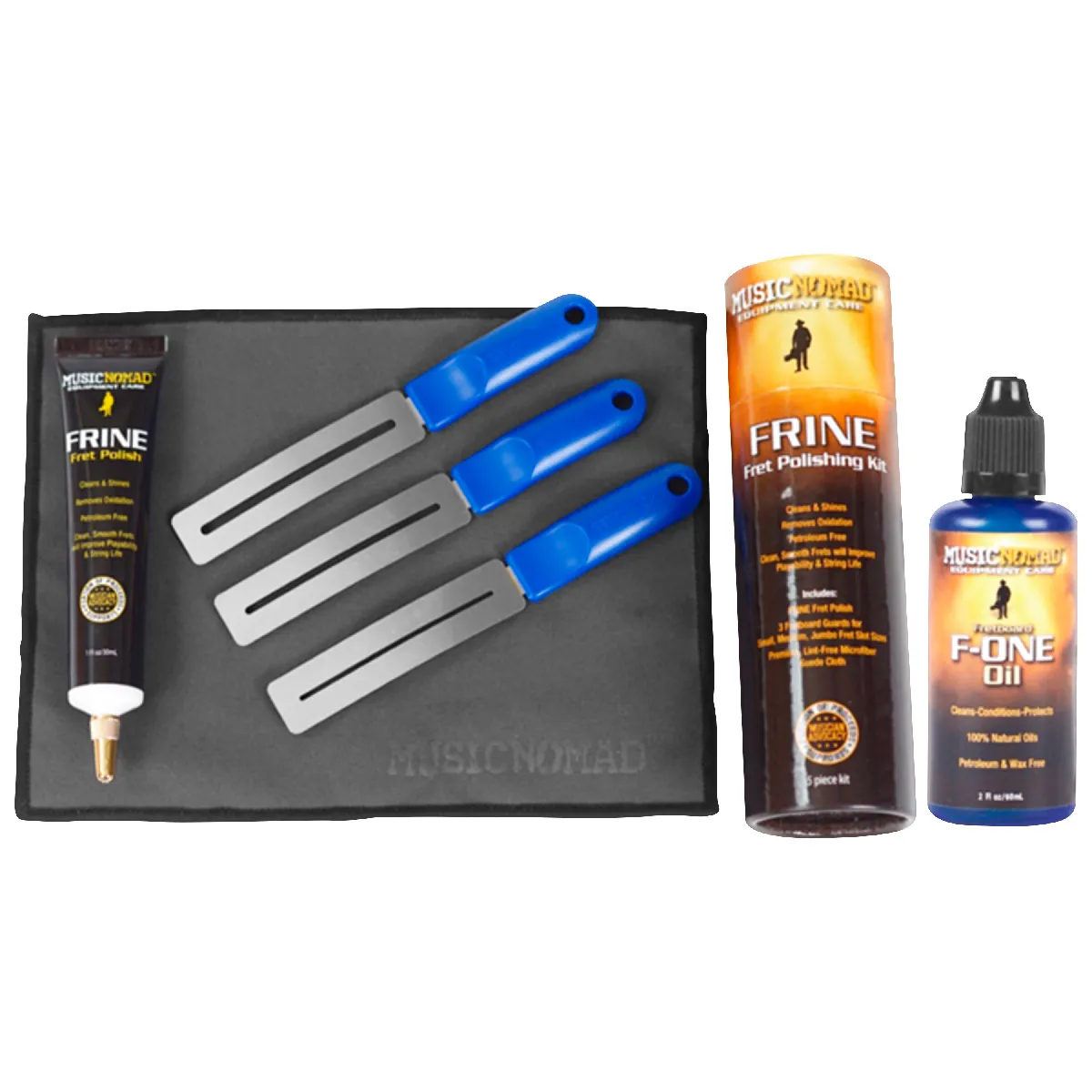 Musicnomad Kit D'entretien Complet De La Touche Frine Kit + F-One