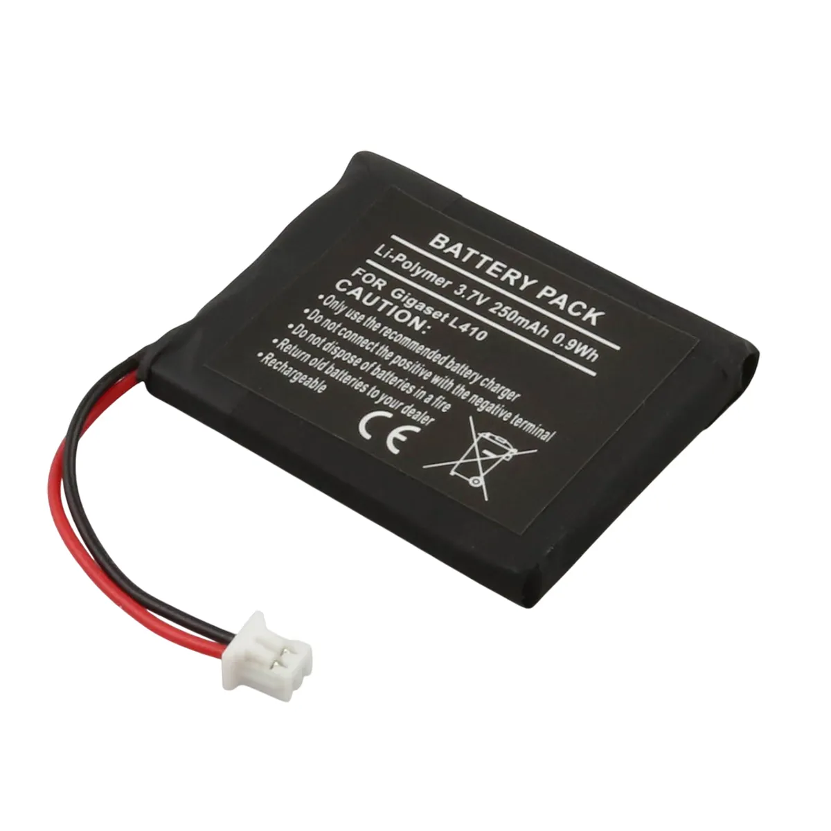Avizar Batterie de Remplacement pour Gigaset L410 Li Polymer 3 7V 850mAh 250mAh 0 9Wh