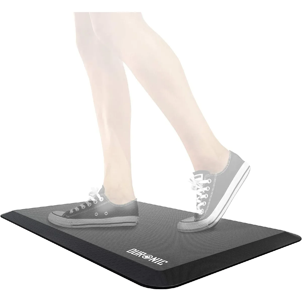Duronic FT02 Tapis Anti-Fatigue Ergonomique 53×60×6 Cm – Acupression & Soutien Dos/Jambes/Pieds – Bureau Debout & Assis