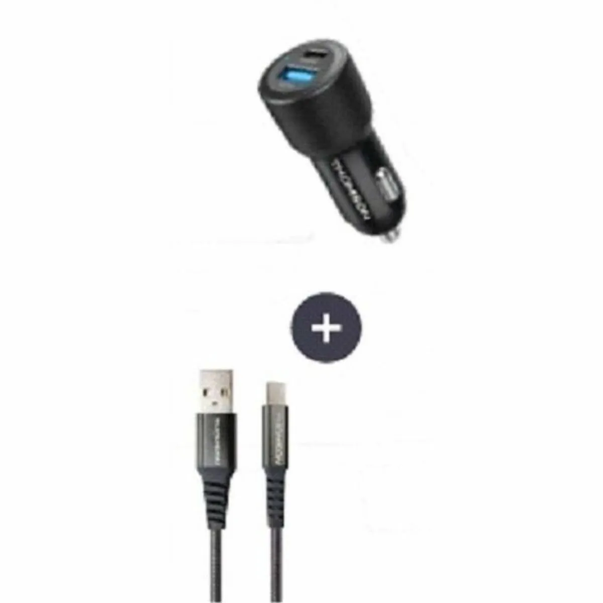 Chargeur voiture THOMSON Technologie GaN nouvelle génération totale 2 USB C PD + pd - vue 8
