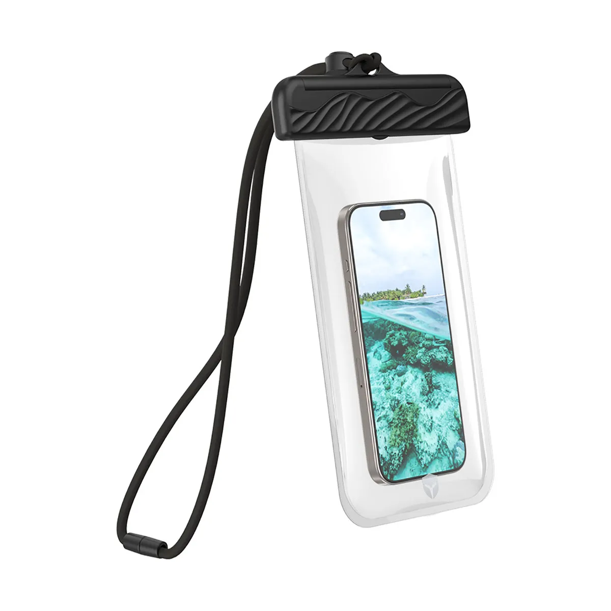 Étui Universel Pour Téléphone Avec Cordon - Double Fermeture éclair, Poche Intérieure - Pour Modèles Jusqu'à 6,5 Pouces