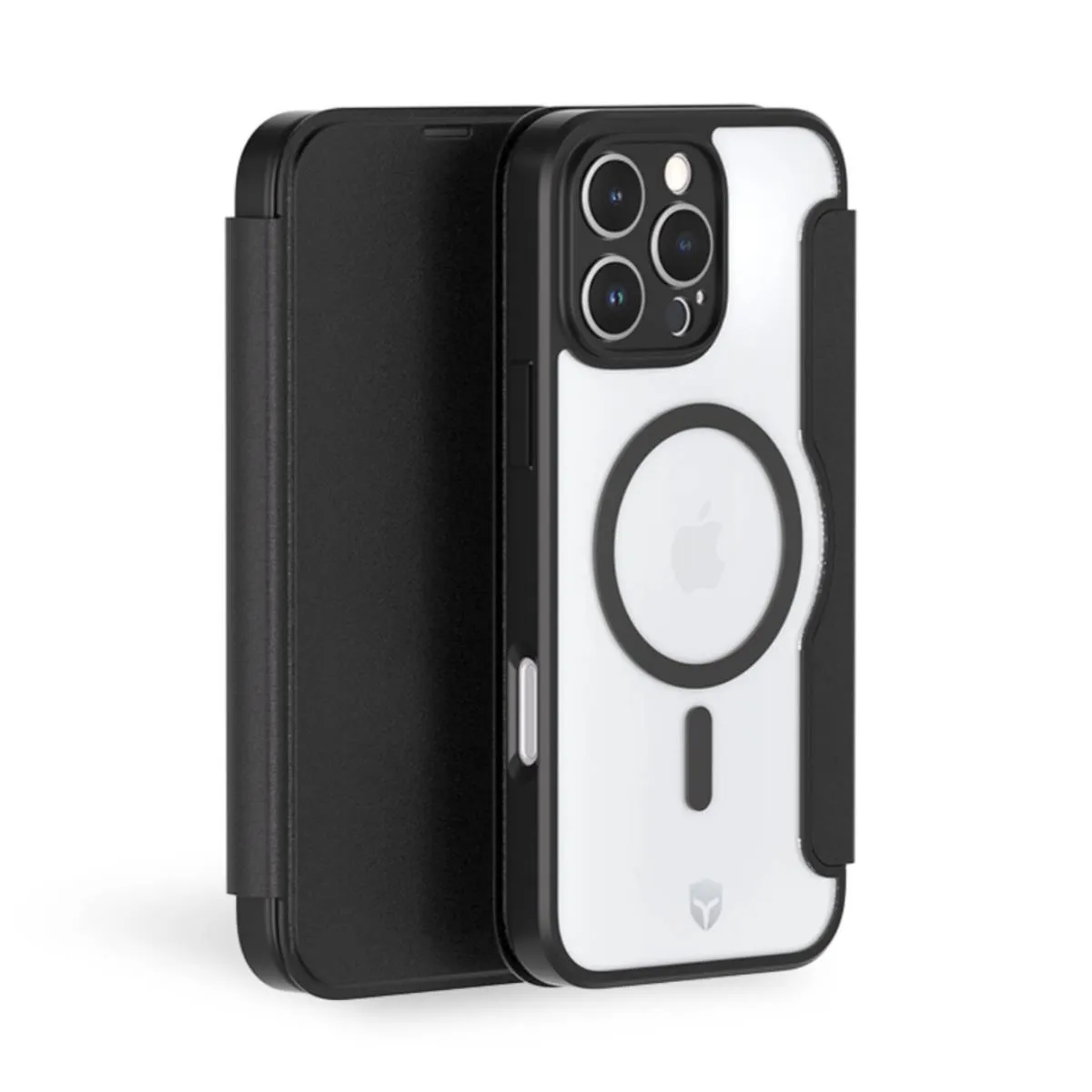 Coque étui FORCE CASE iPhone 16 Pro MagSafe renforcé Noir