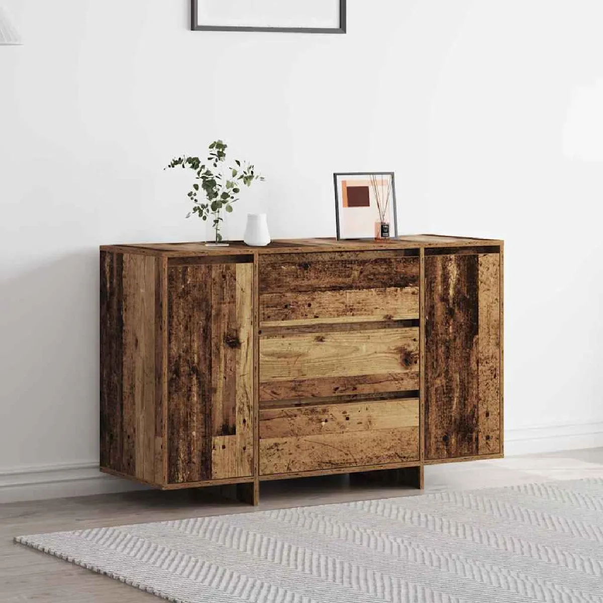 vidaXL Buffet Bois ancien Bois 120 x 41 x 75 cm Buffet - vue 2