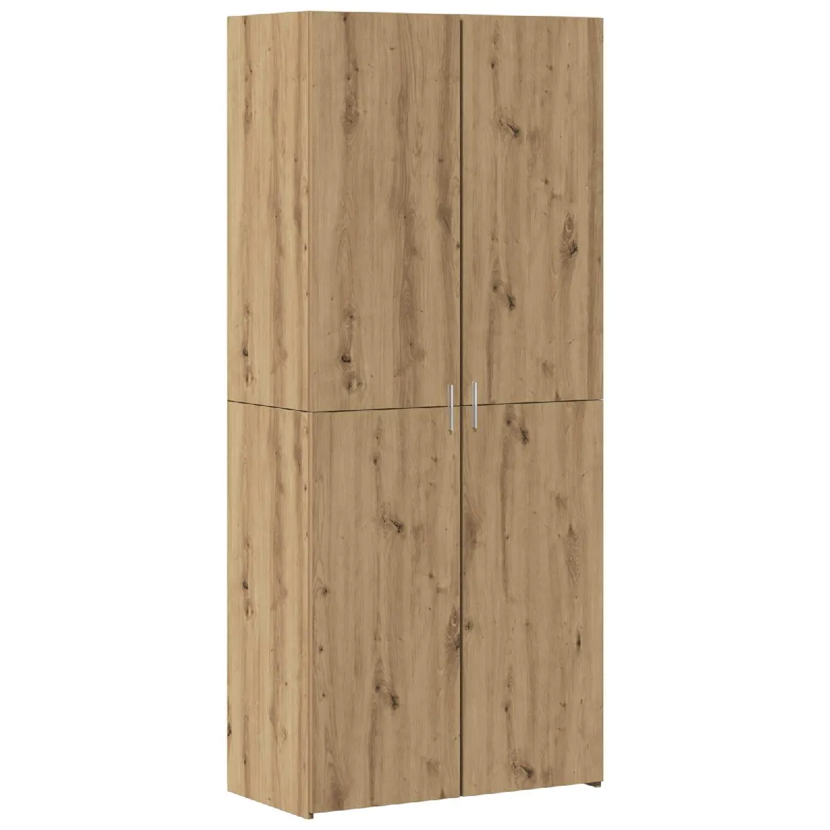 vidaXL Haut de buffet en chêne 40x42.5x185 cm en bois d'ingénierie - vue 2